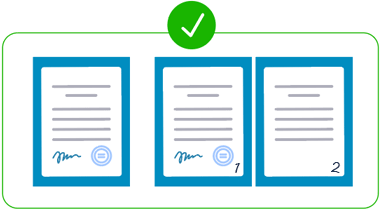 Exemples de documents acceptés